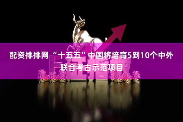 配资排排网 “十五五”中国将培育5到10个中外联合考古示范项目